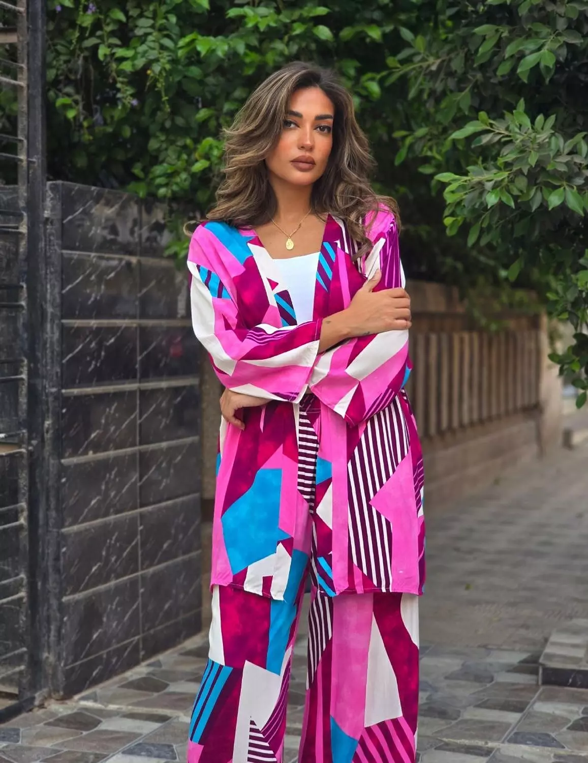 Fushia viscon set 💕  2