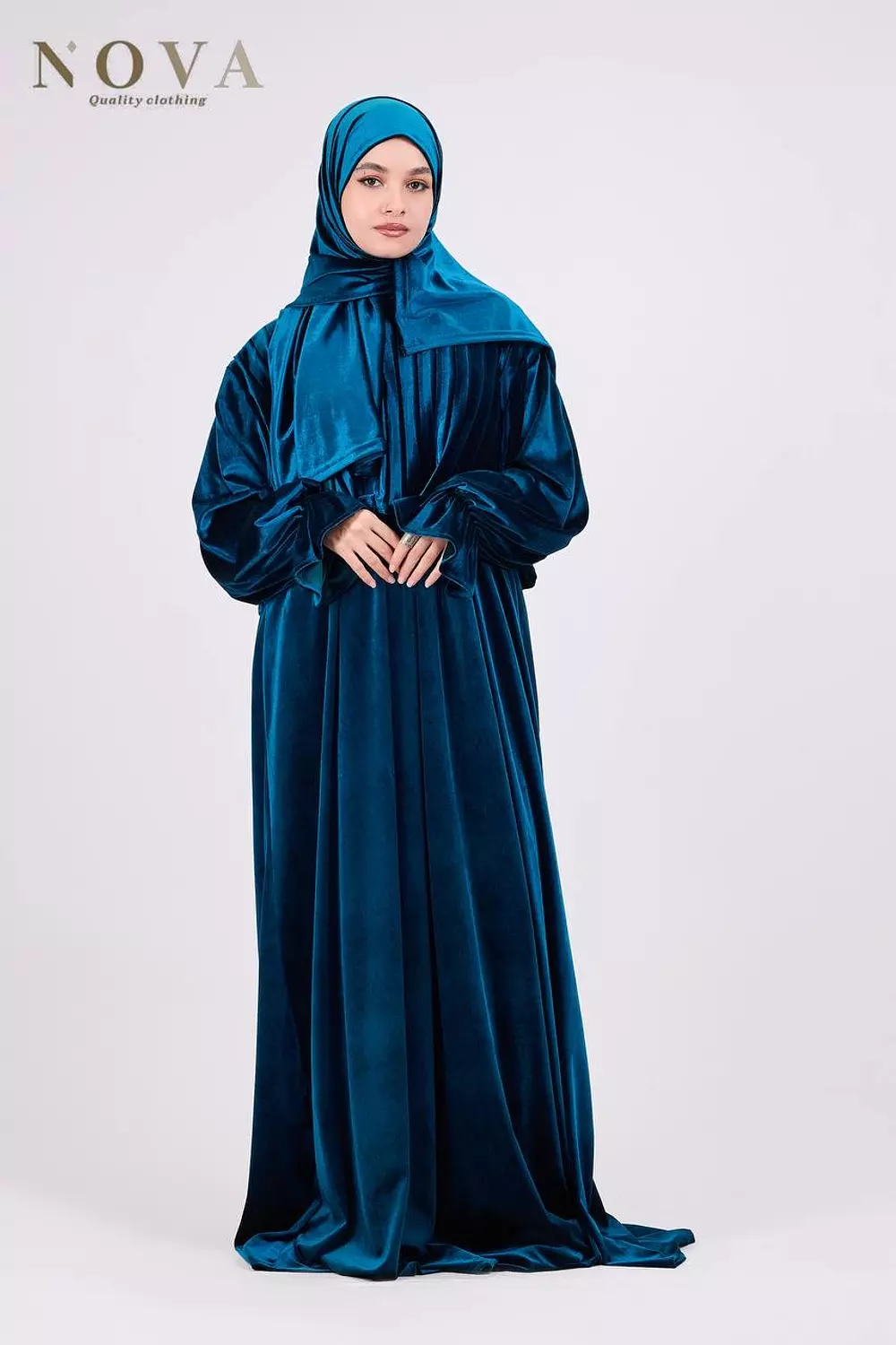 Teal Velvet Wave image