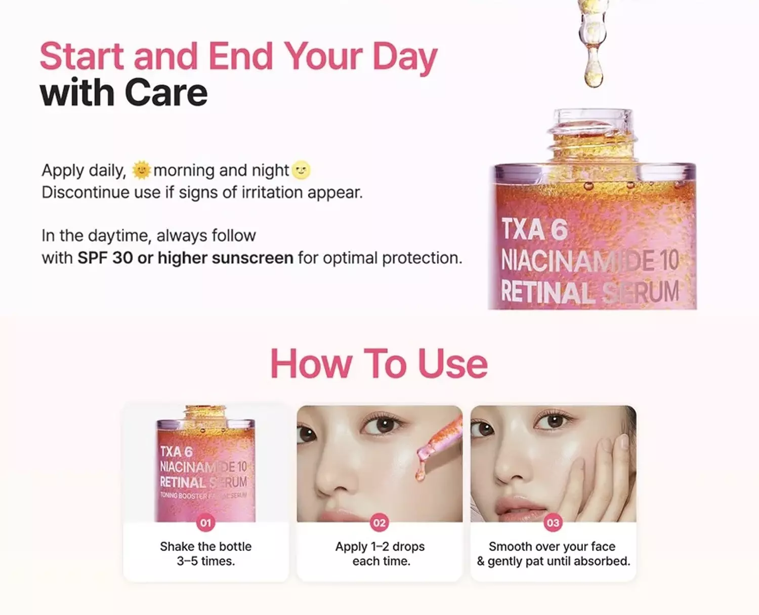 Purito SEOUL - TXA 6 Niacinamide 10 Retinal Serum 3