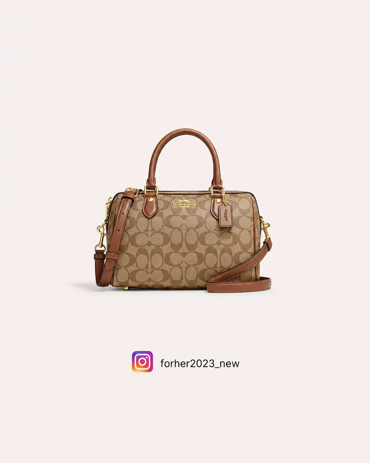 Coach Rowan Crossbody In Signature Canvas image