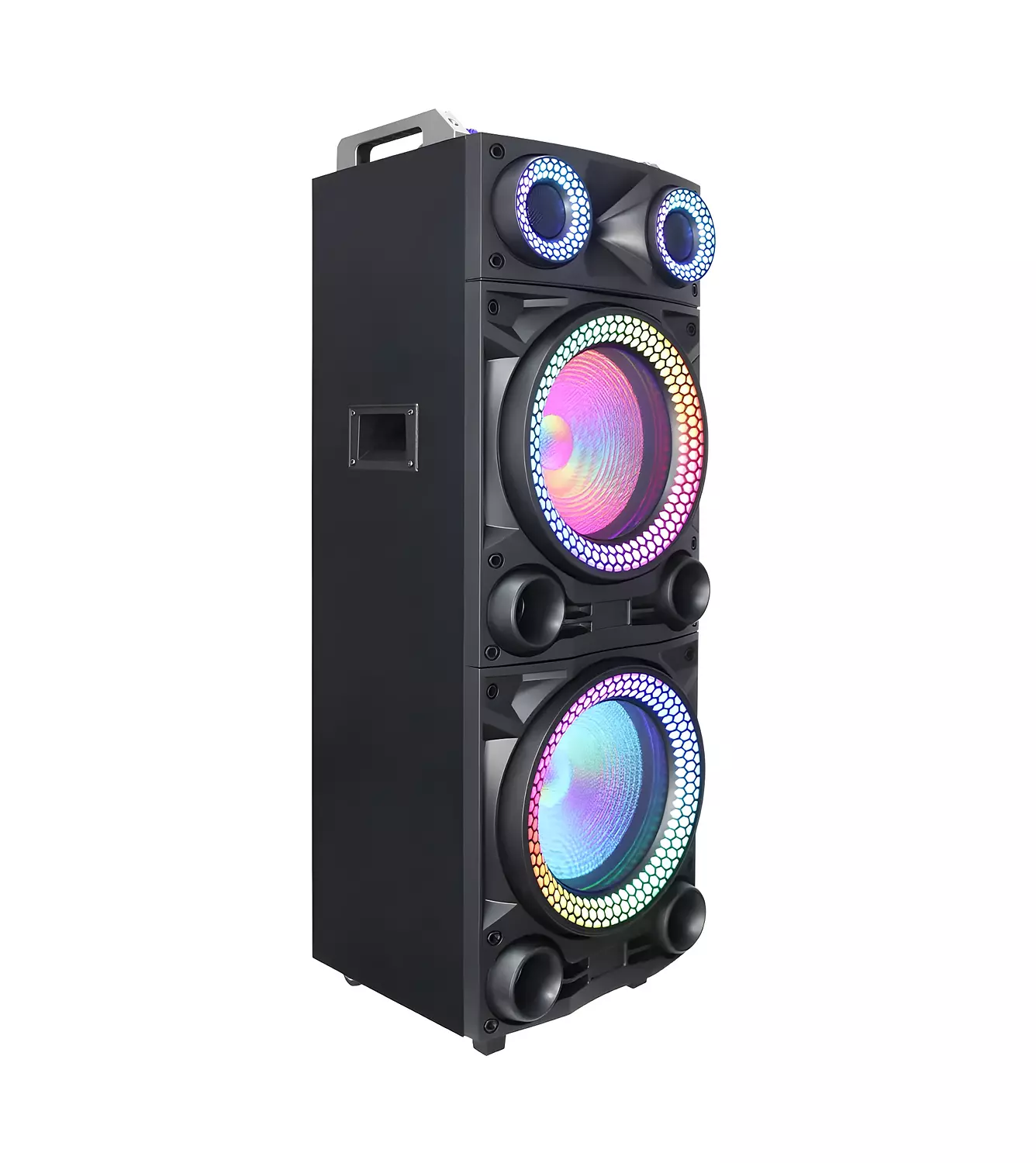 Vovo V-1215 Double 12 Inch Party Speaker with 100W Power 2
