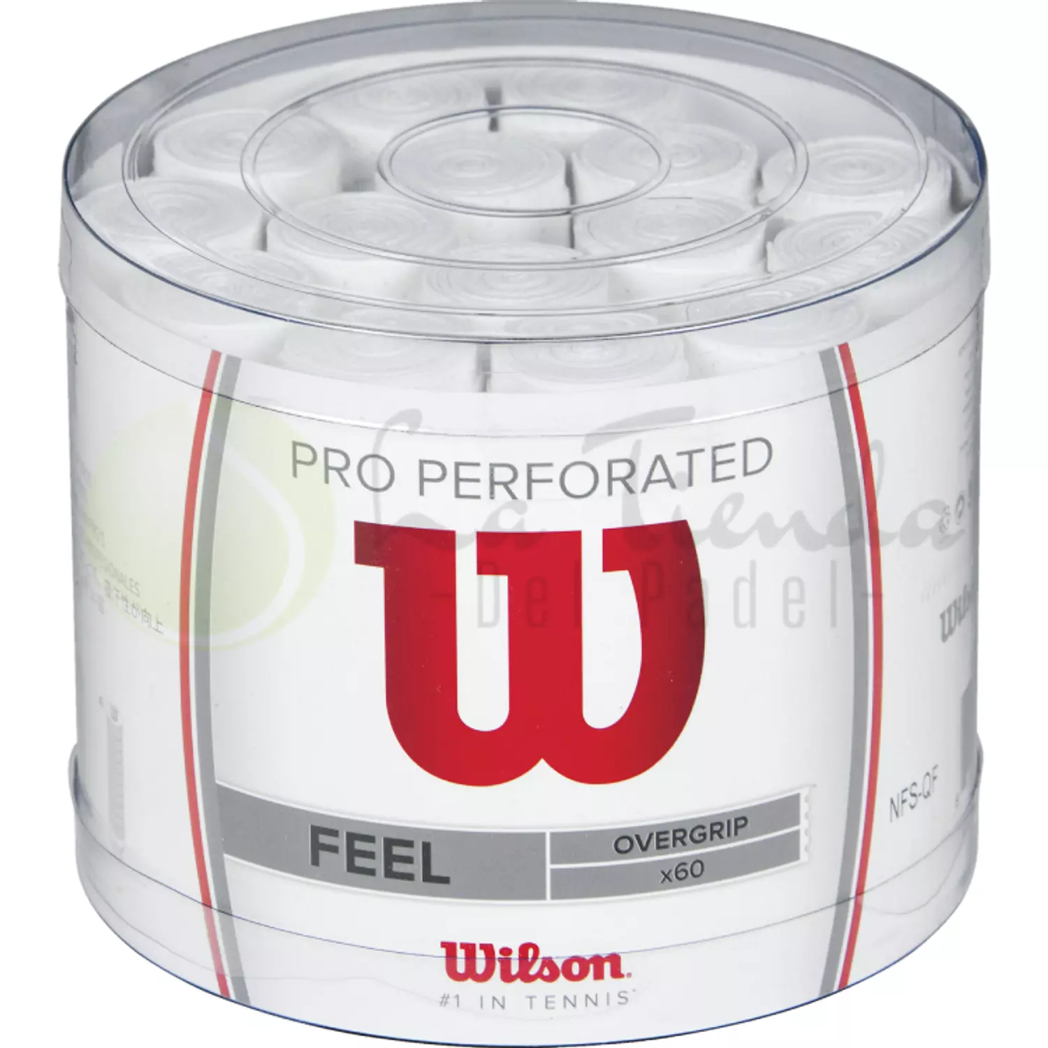 Wilson Pro Perforated Feel White Overgrip hover image