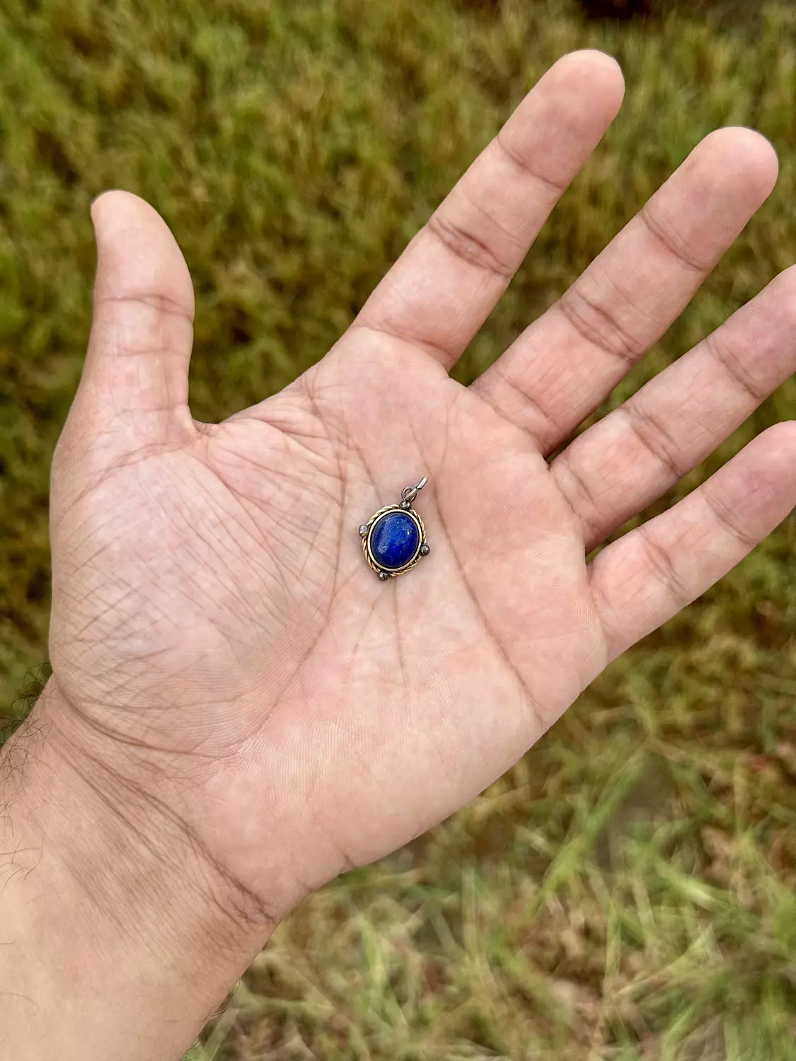 Vintage Lapis Lazuli Pendant image