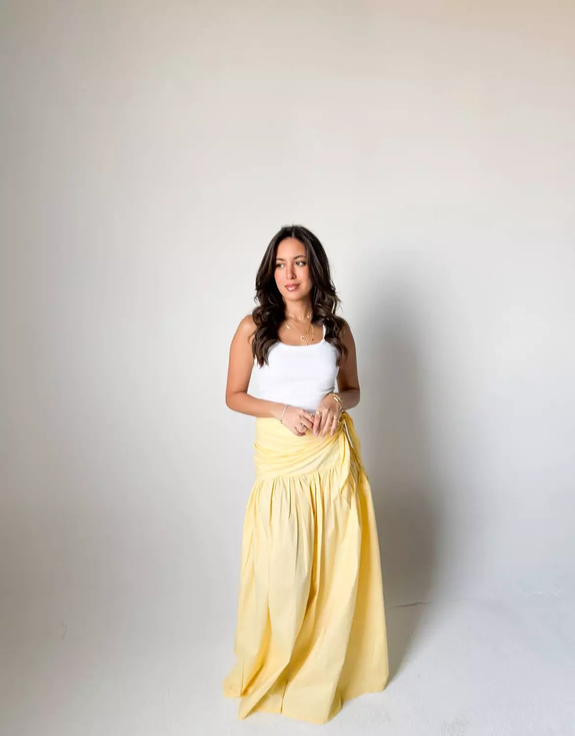 Scarf-Wrapped Skirt image