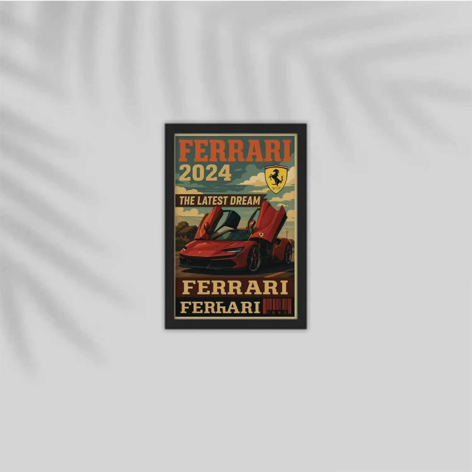 Ferrari Vintage Frame   image