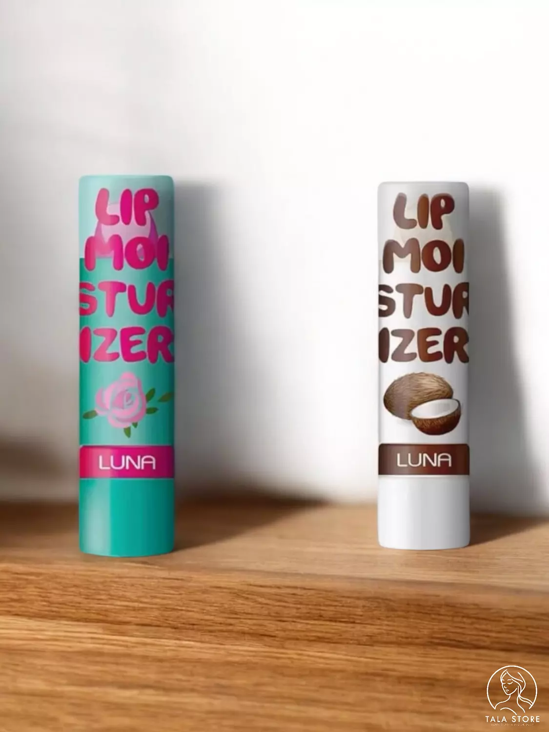 Luna Lip Moisturizer Coconut and Rose Set-2 Pcs image