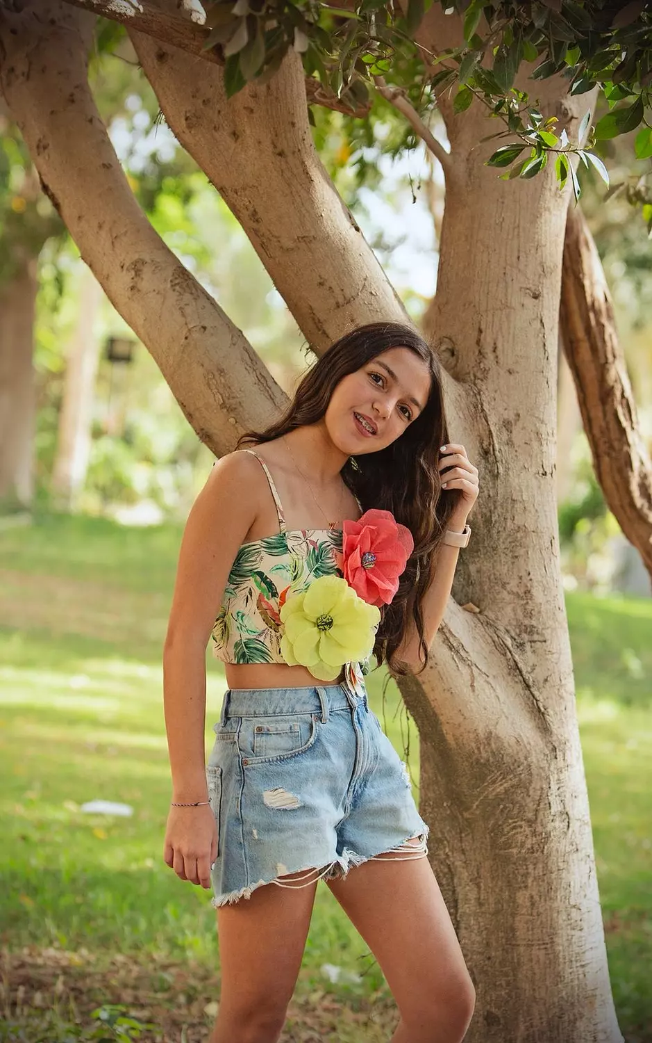 Handmade Flower Pin – Multicolor image