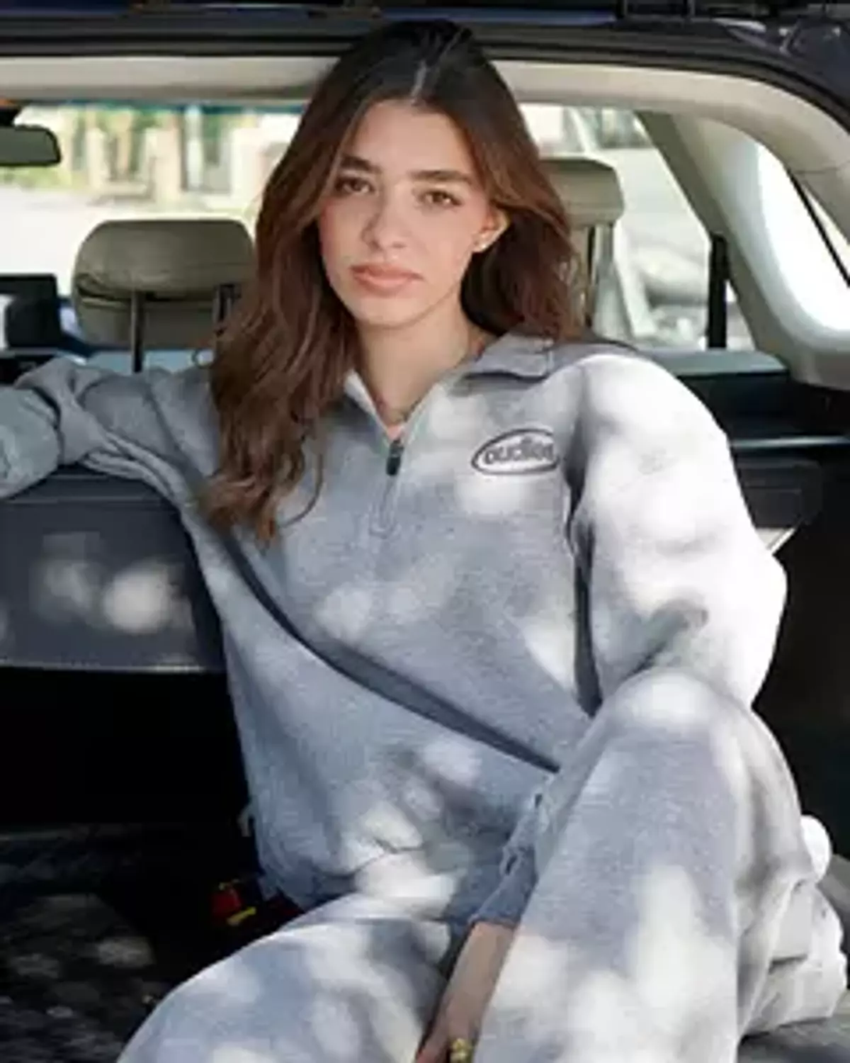  Sweatpants Oudies Puff Print (Heather Grey) 3