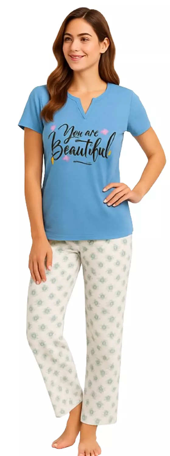 Women Beautiful Pj - 2475 - Blue hover image