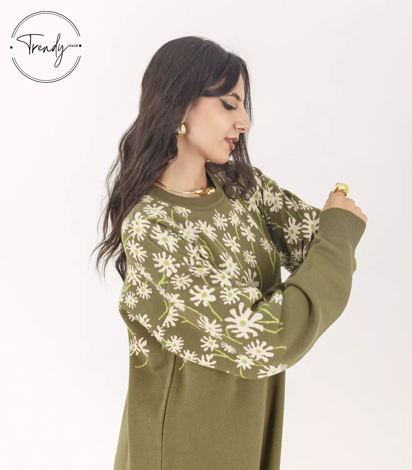 Olive Long Dress 2