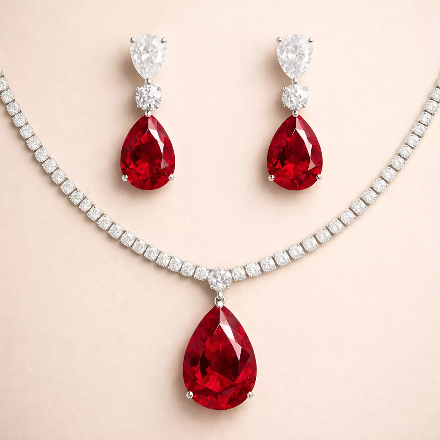 Ruby diamond set image