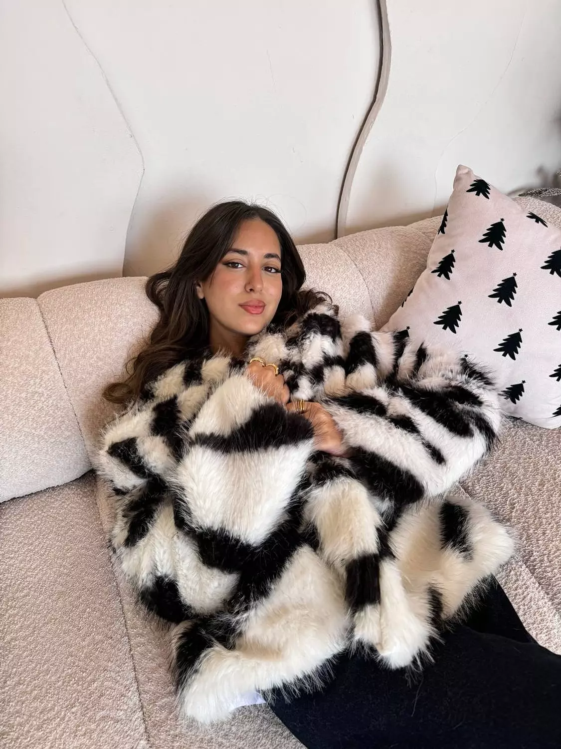 Zebra Fur Jacket 6