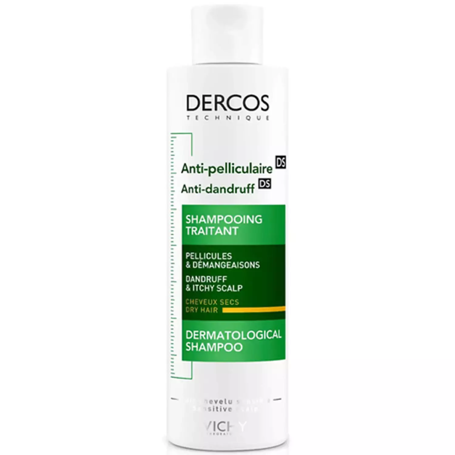 Vichy Dercos anti dandruff - 200ml - for dry hair image
