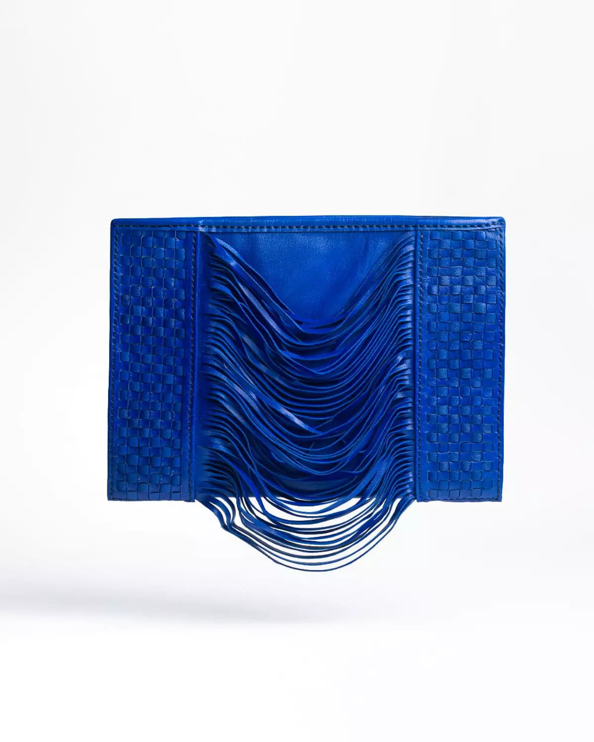 The Serena Woven Clutch hover image