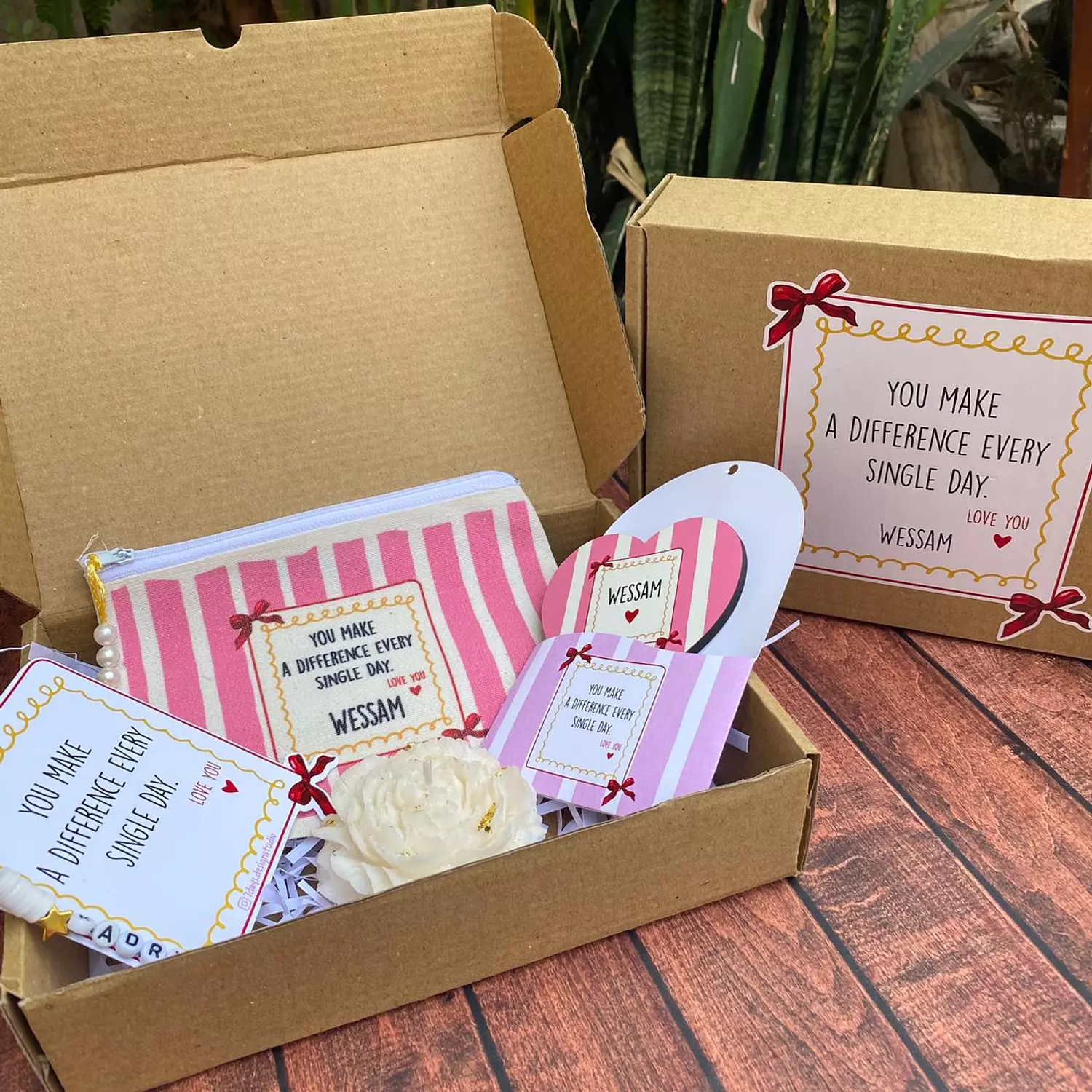 Pink Stripes Box    image
