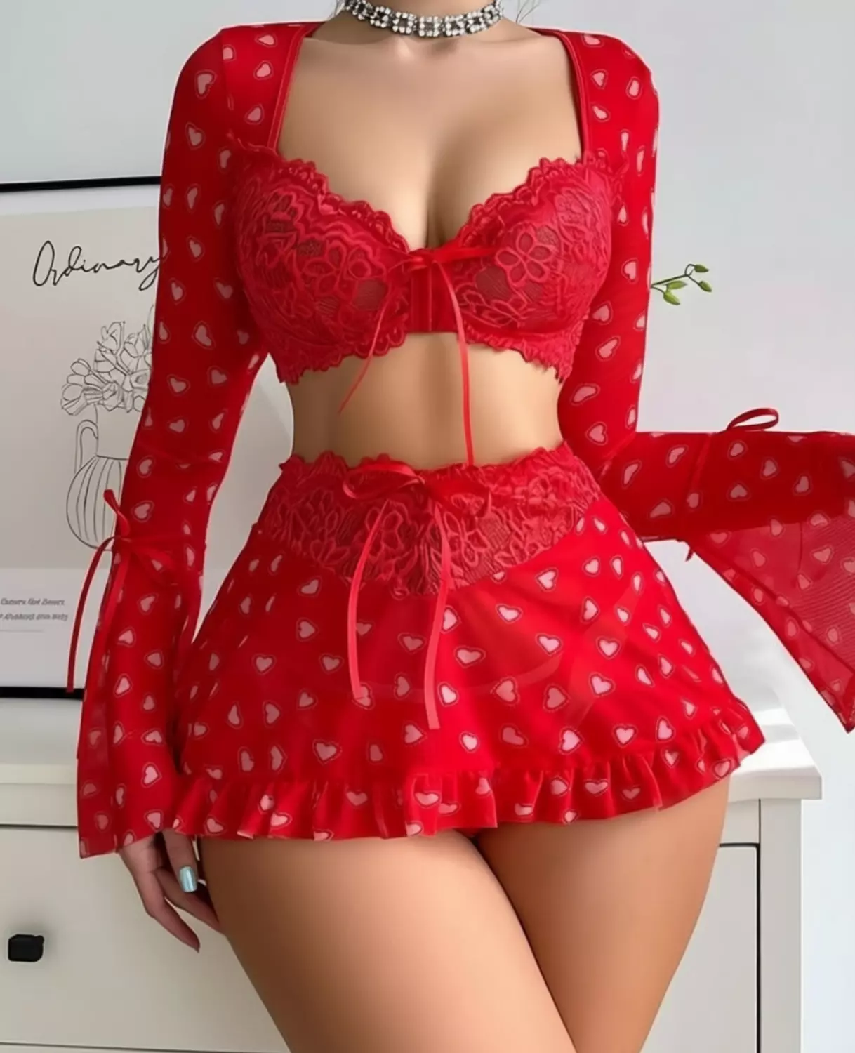 Sweet Hearts Set Lingerie 4