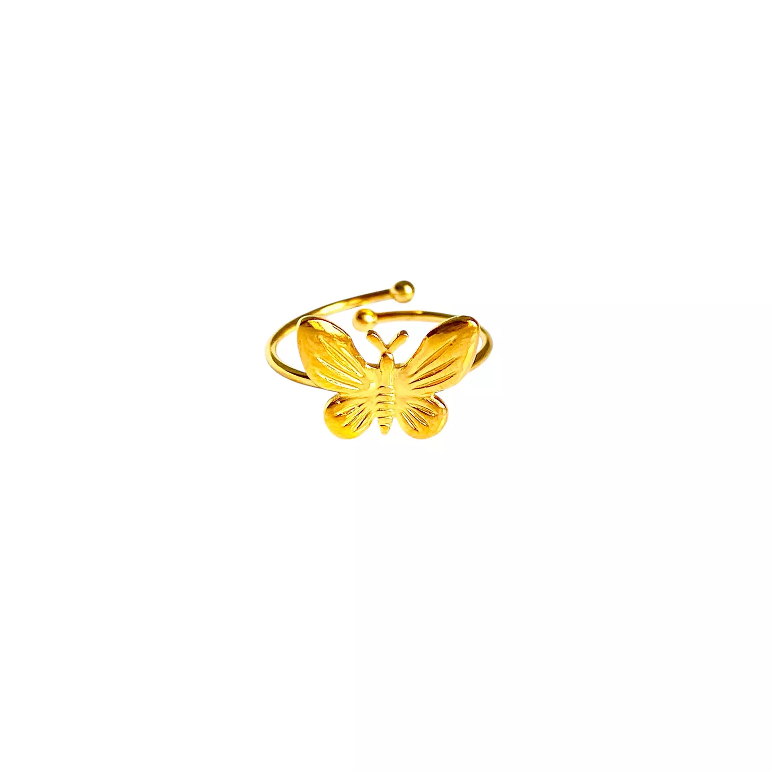 Gold butterfly ring 🦋✨ 1