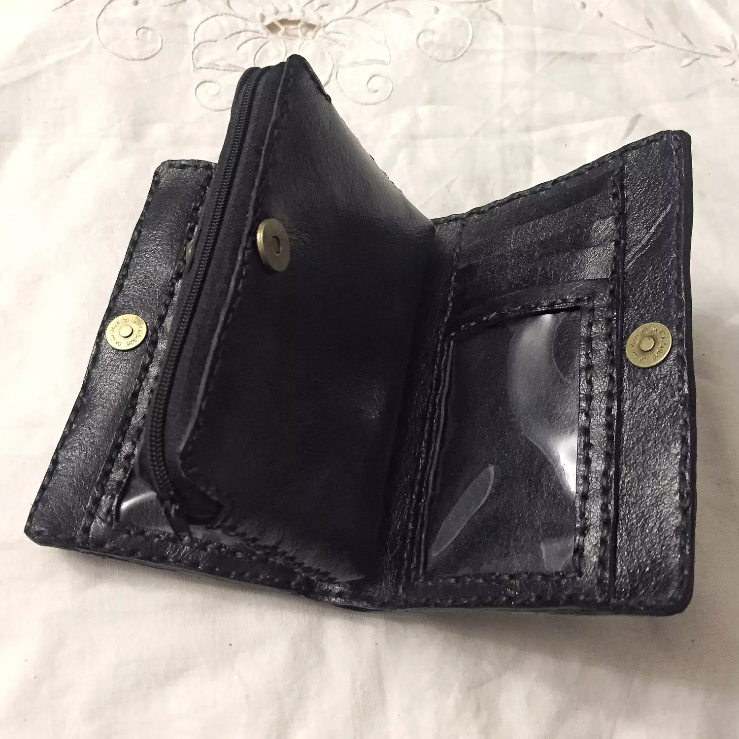 Art Nouveau bloom medium leather wallet 7