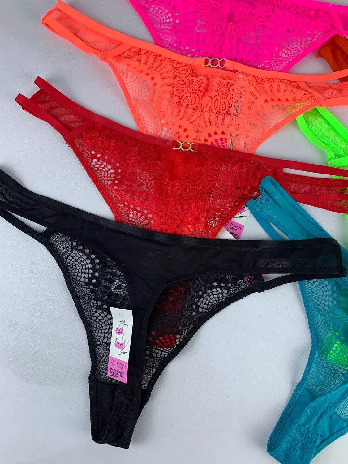 Lace lingerie panty thong from primark uk xs..s..m..l 1