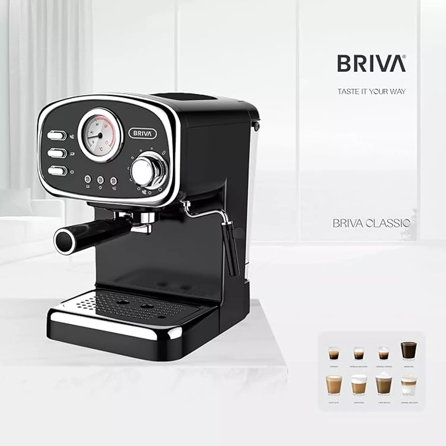 BRIVA CLASSIC ESPRESSO MACHINE 3