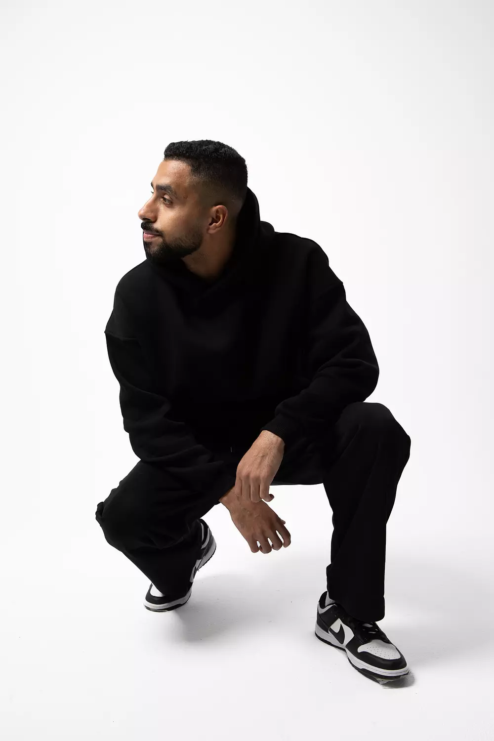 Black Set (Hoodie + Sweatpant) hover image