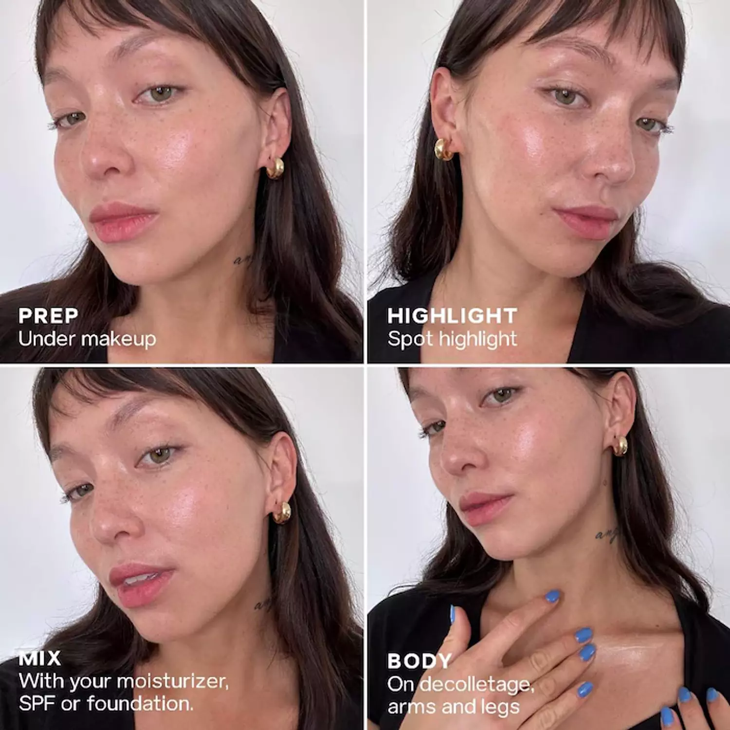 Saie Glowy Super Gel Lightweight Dewy Multipurpose Illuminator 5ml 3