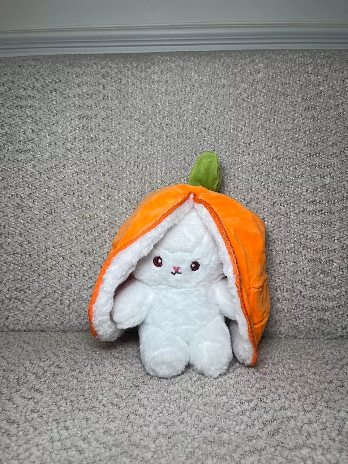 Carrot rabbit teddy bear  image