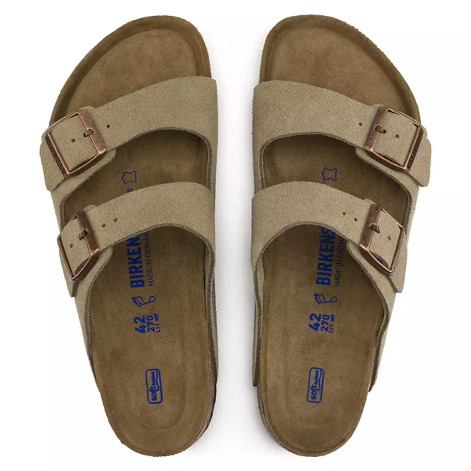 Birkenstock   Arizona   Suede   Leather   grey 3