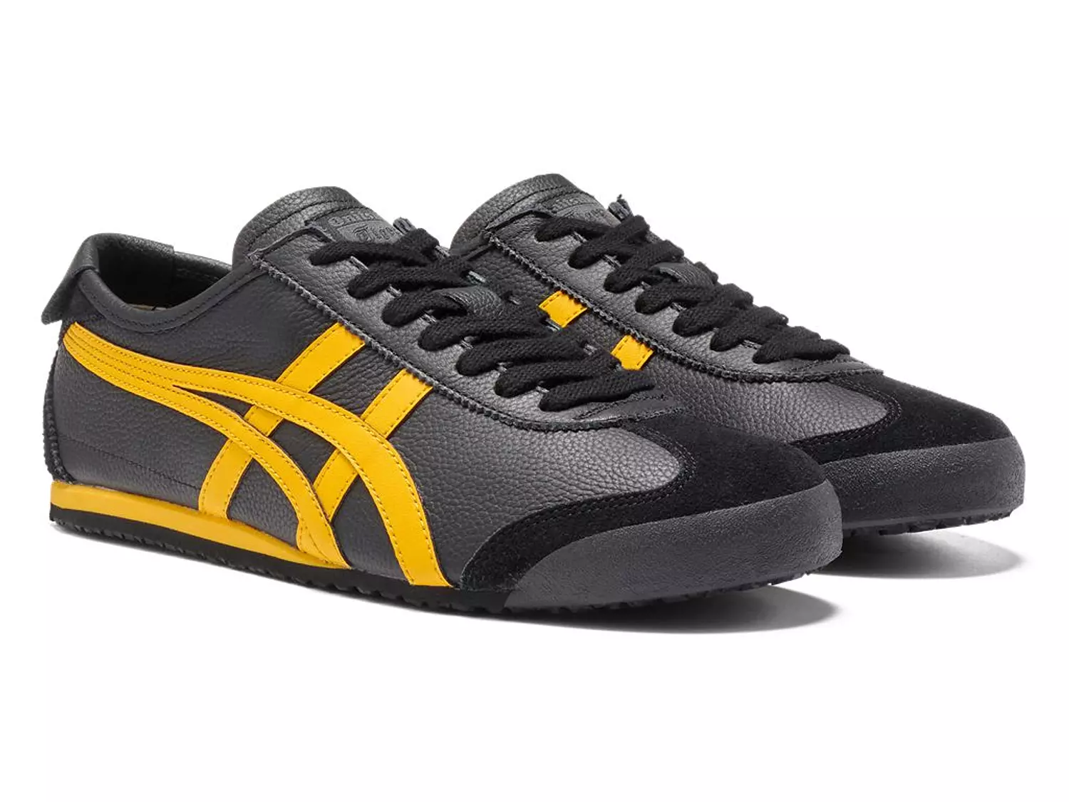 Onitsuka Tiger Unisex MEXICO 66 Black & Yellow 2