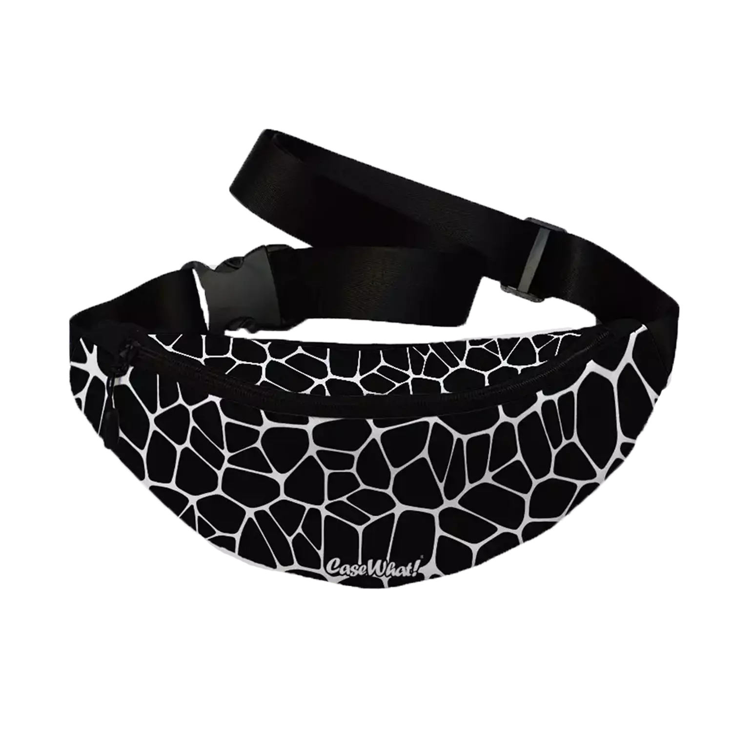 Black Mosaic Fanny Pack  image