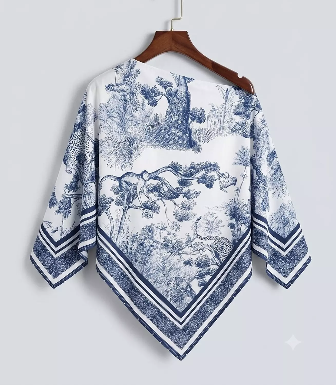 Asymmetric Hem Blouse  image