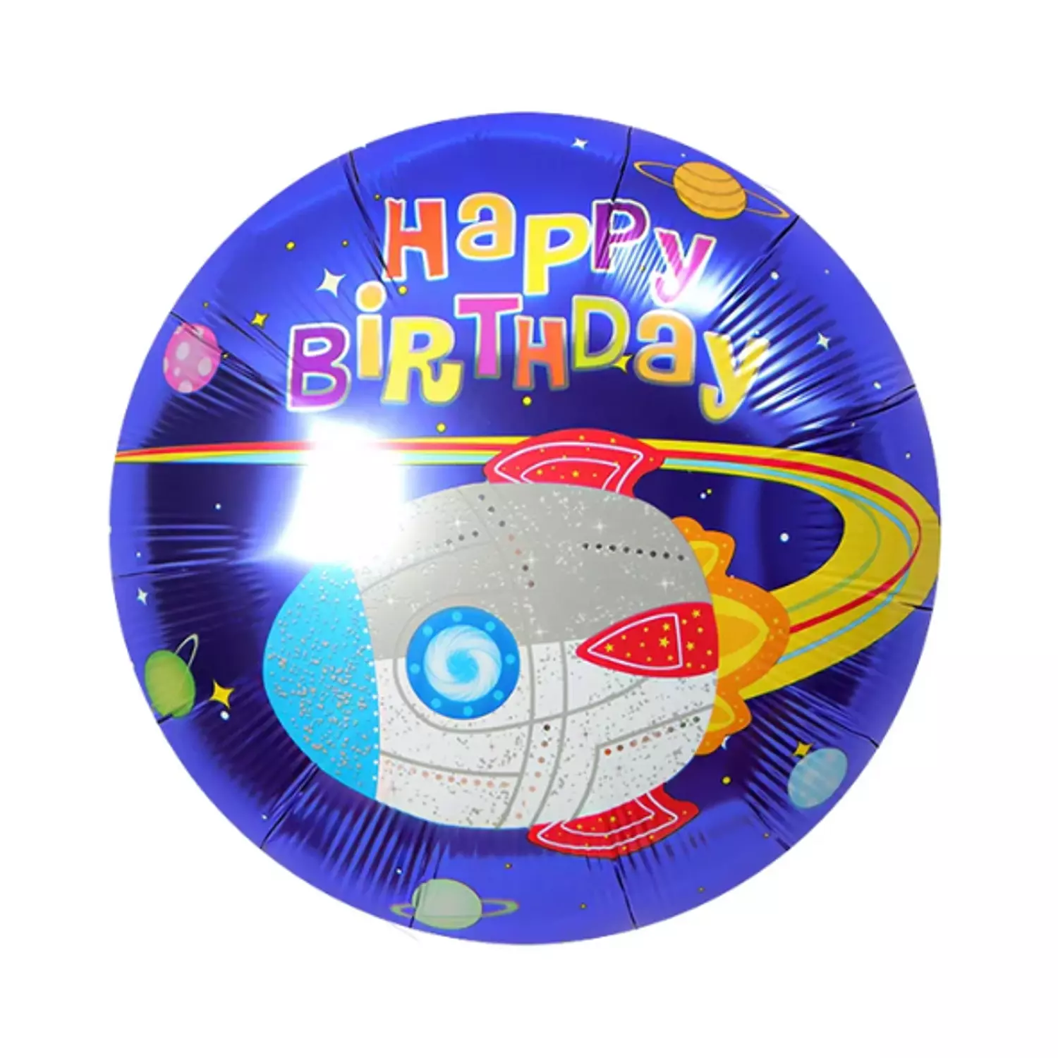 Space Happy Birthday Balloon image