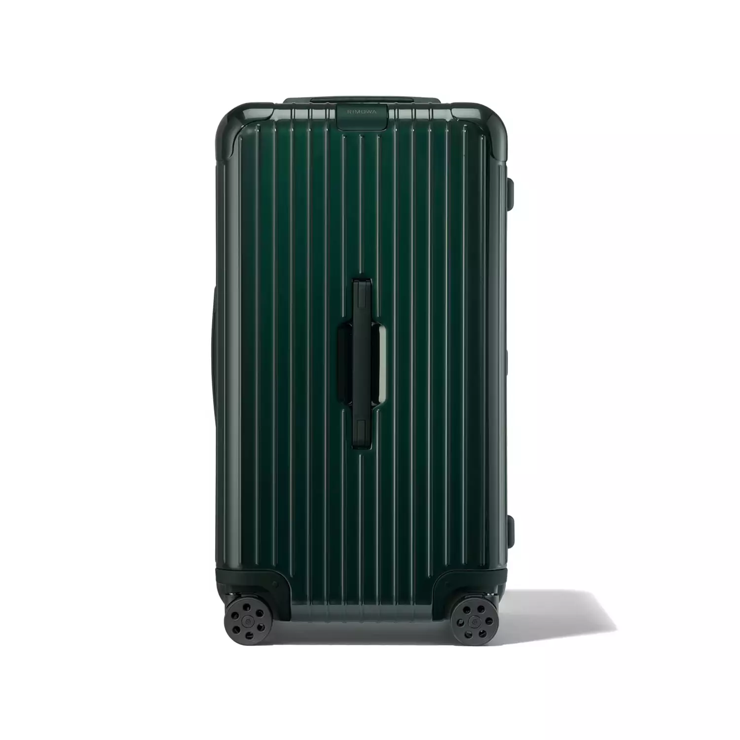 RIMOWA Essential Trunk suitcase in gloss green polycarbonate 3