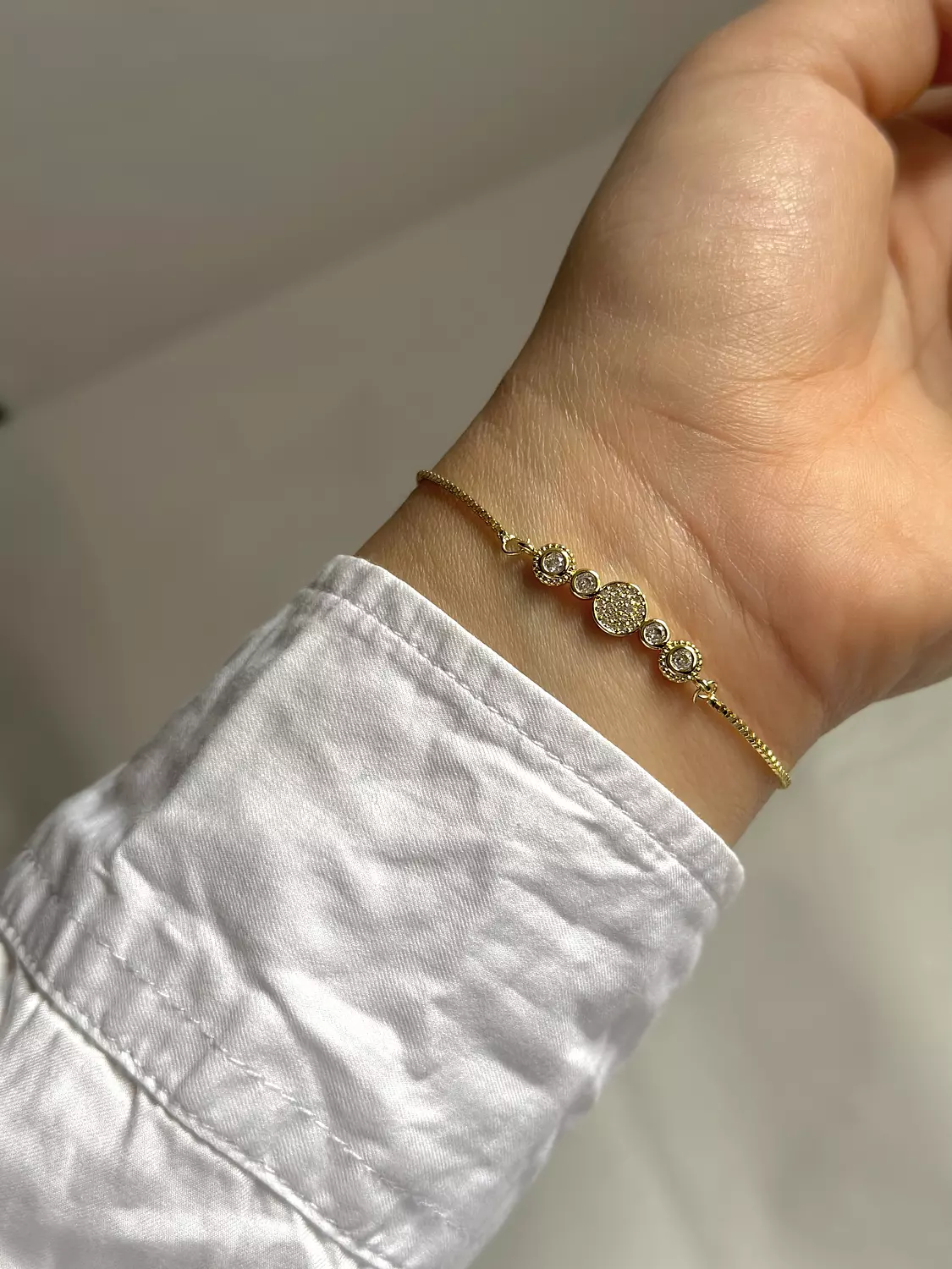 Gold Charms Adjustable bracelet 4