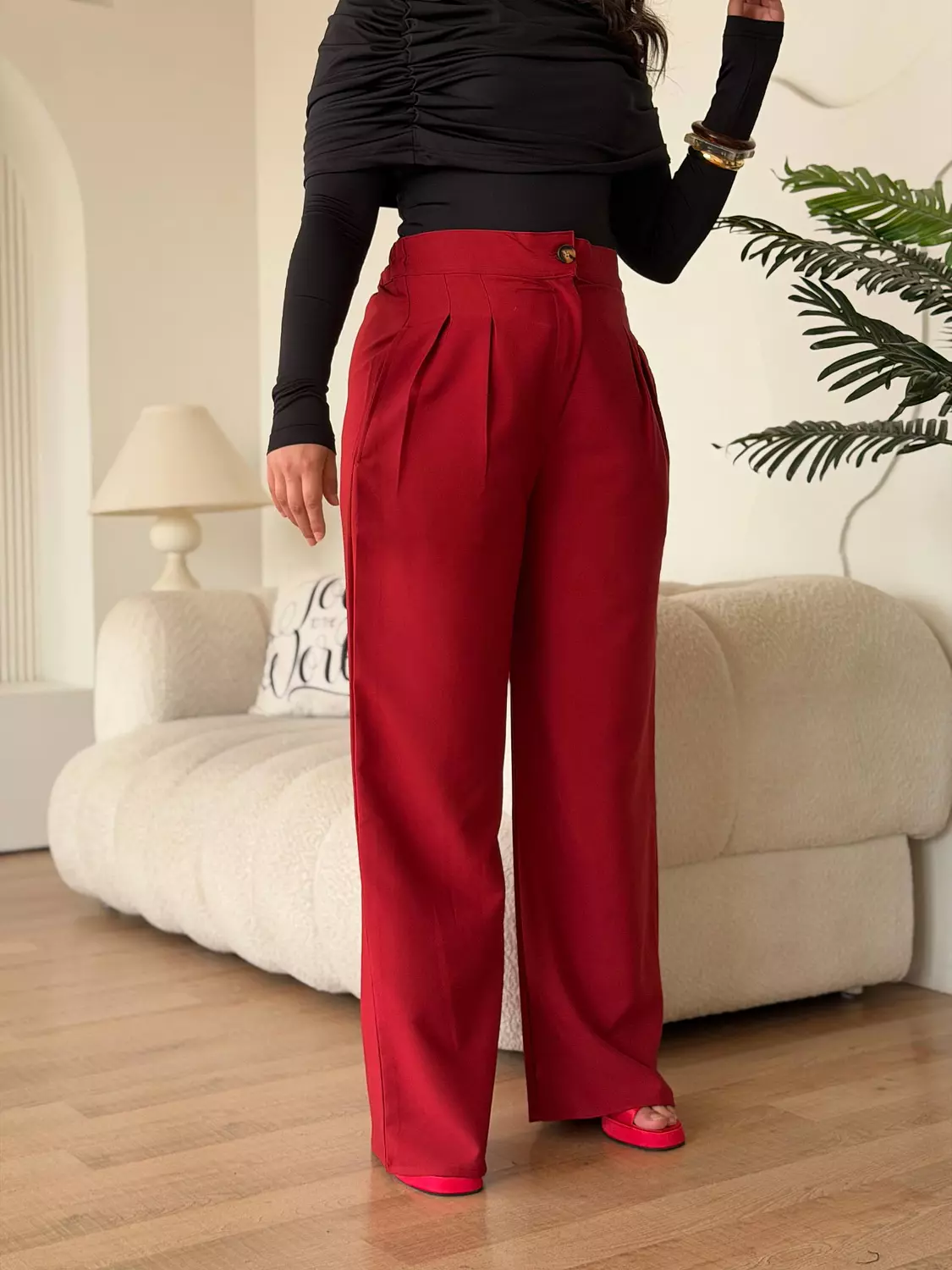 The Command Pants In Red 3