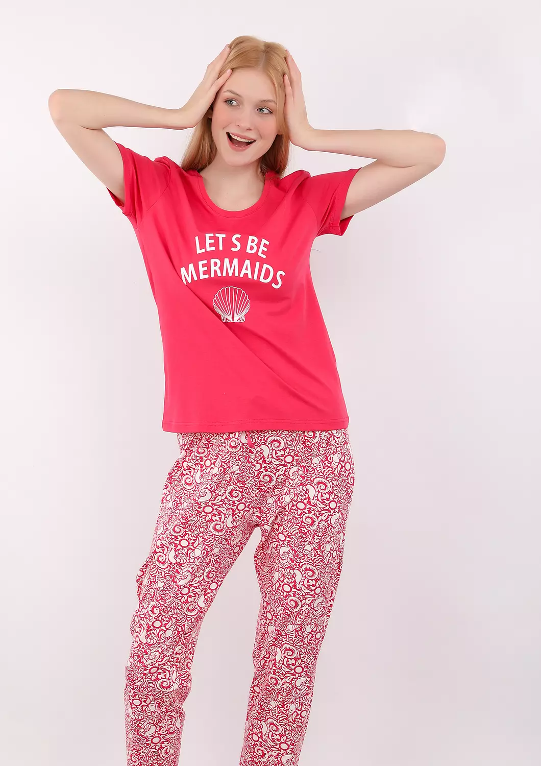 S101 Coastal Breeze Seashell Pajama Set 5
