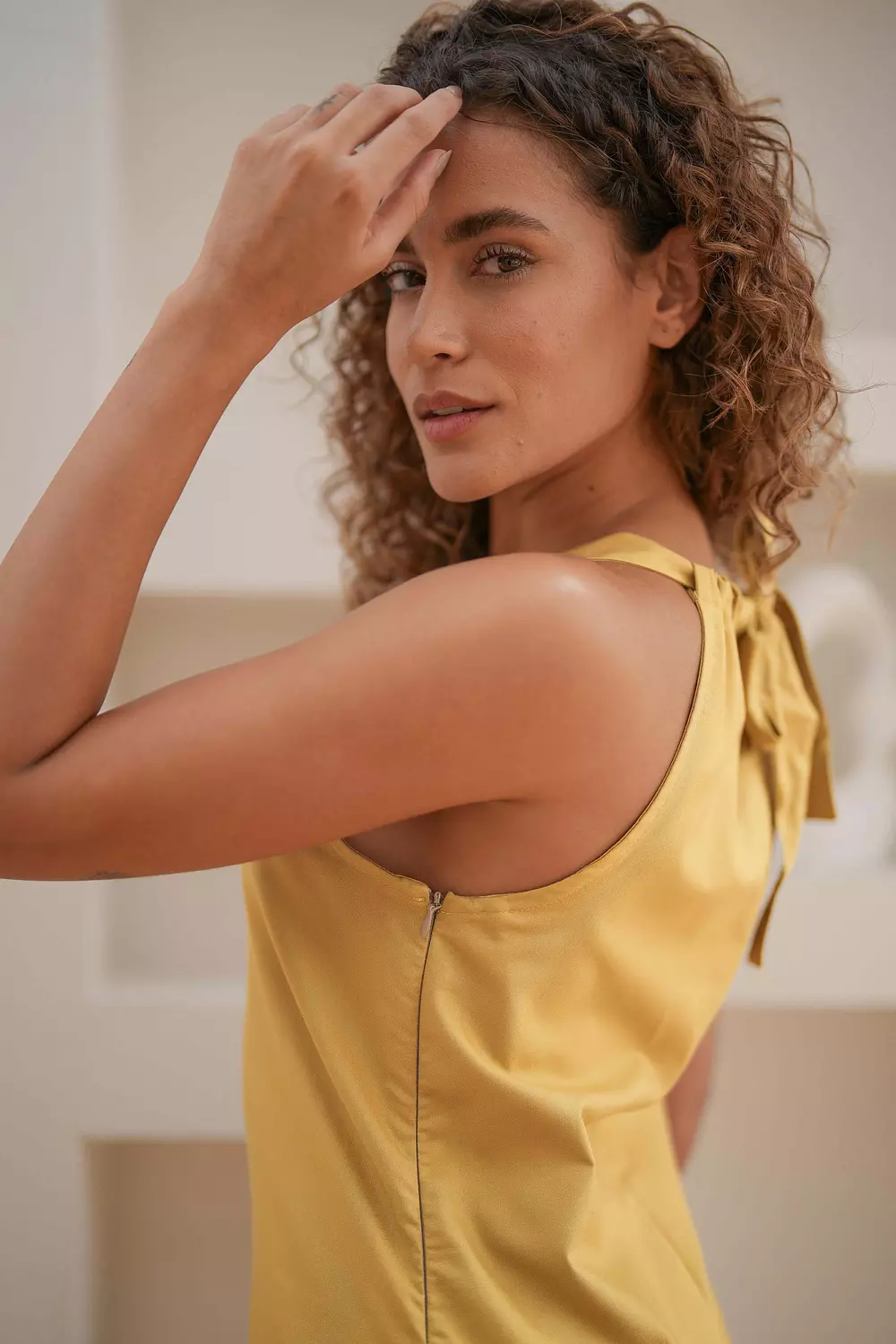 Never Better Jumpsuit Mustard 5