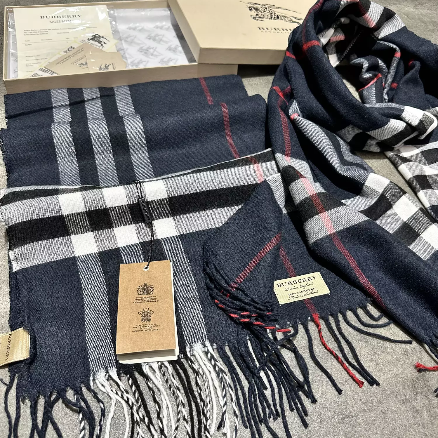 Burberry Blue Scarf s-23 2