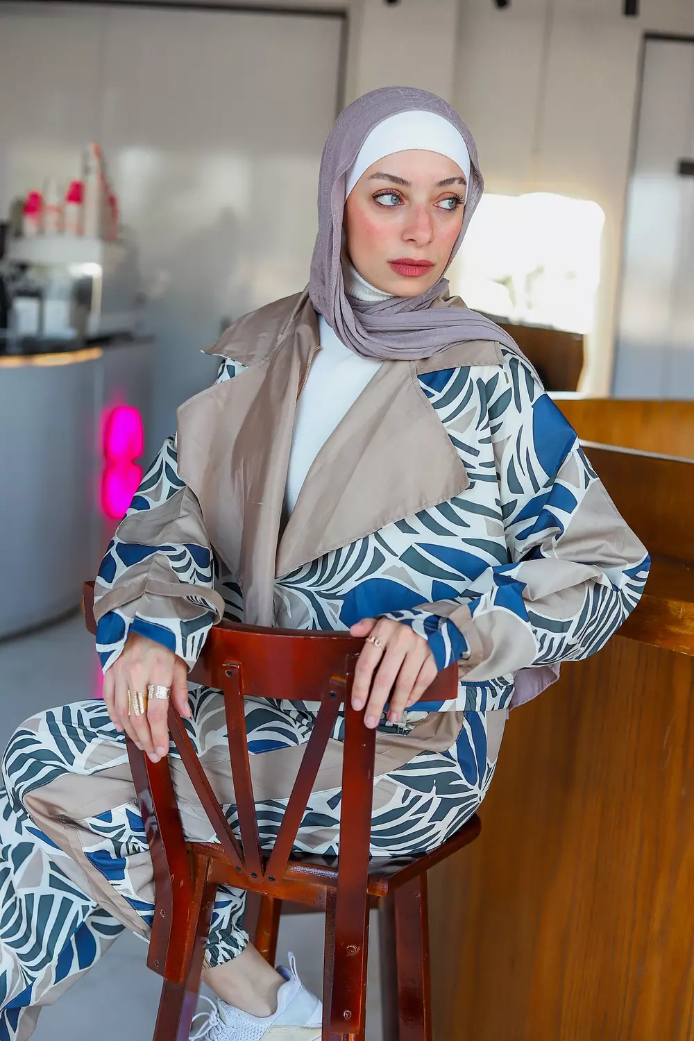 Beige Waterproof Suit (reverse) hover image