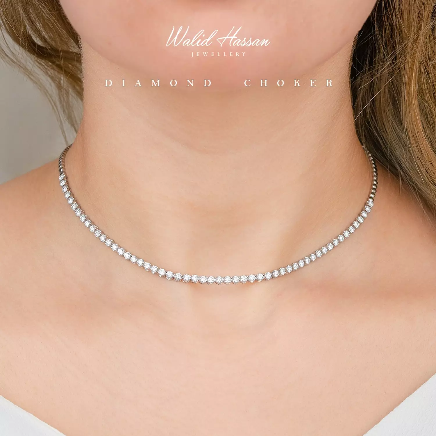 diamond choker 1100