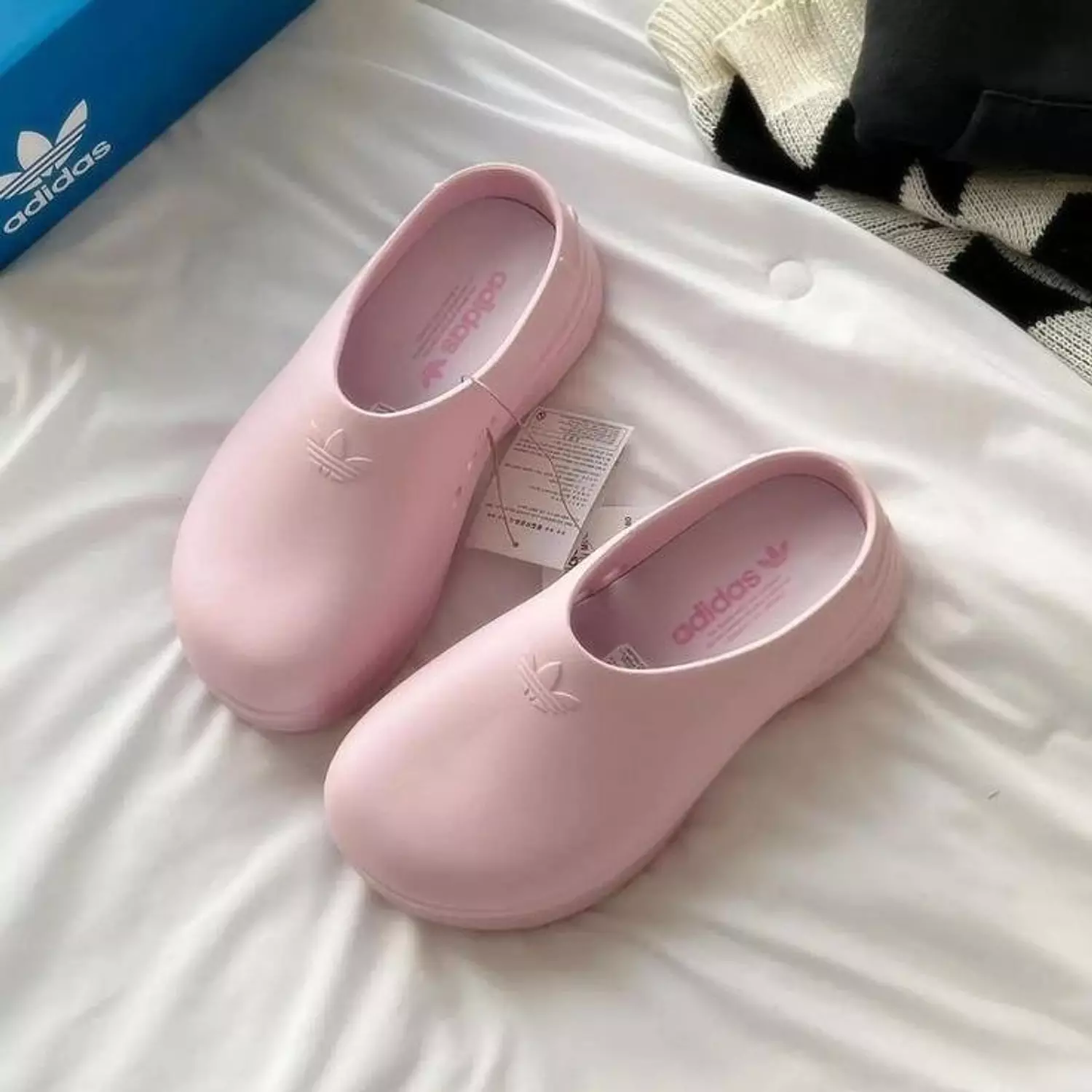 ADIDAS ADIFOM STAN SMITH MULE CLEAR PINK BLISS PINK  3