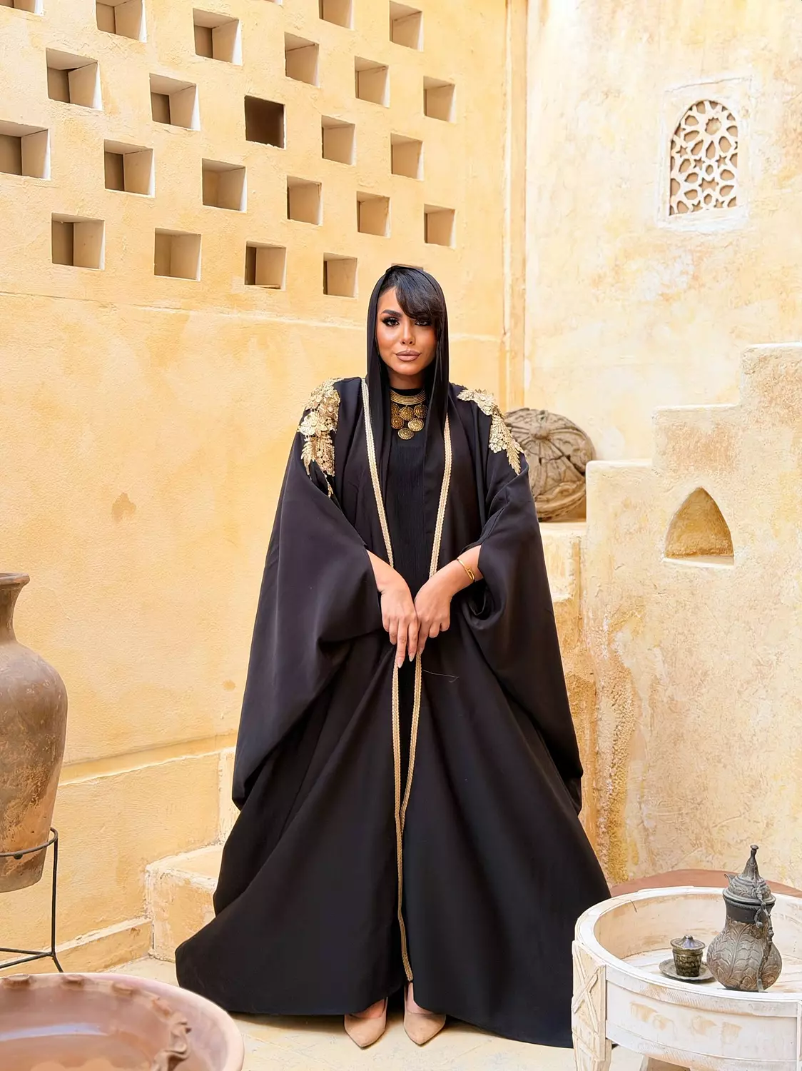 The Najma Bisht In royal Black 8