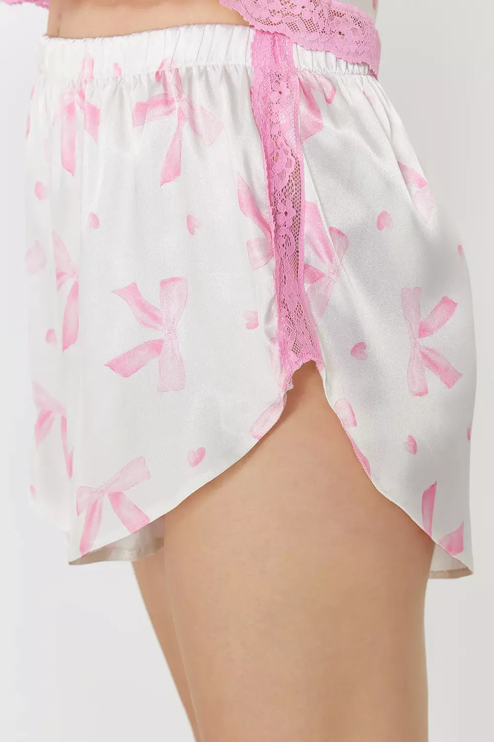 Little Bow Satin Pajama  4
