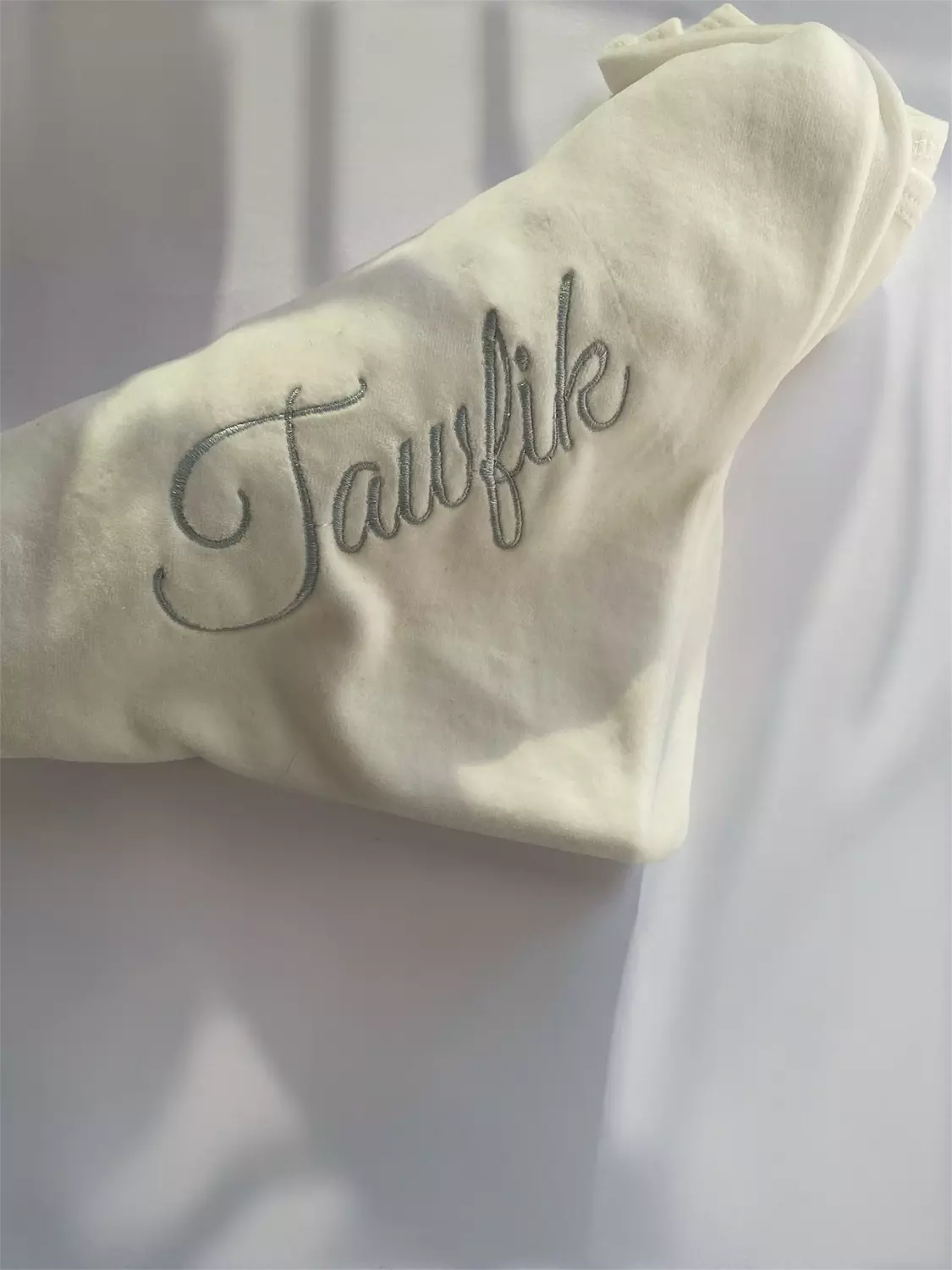 Silver Name Only Embroidery Design  1