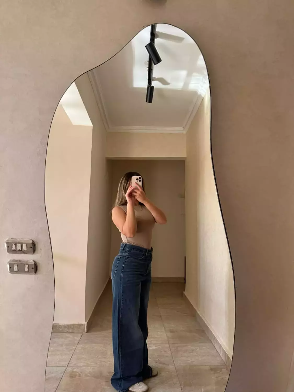 Wide Leg Jeans Dark Blue 3