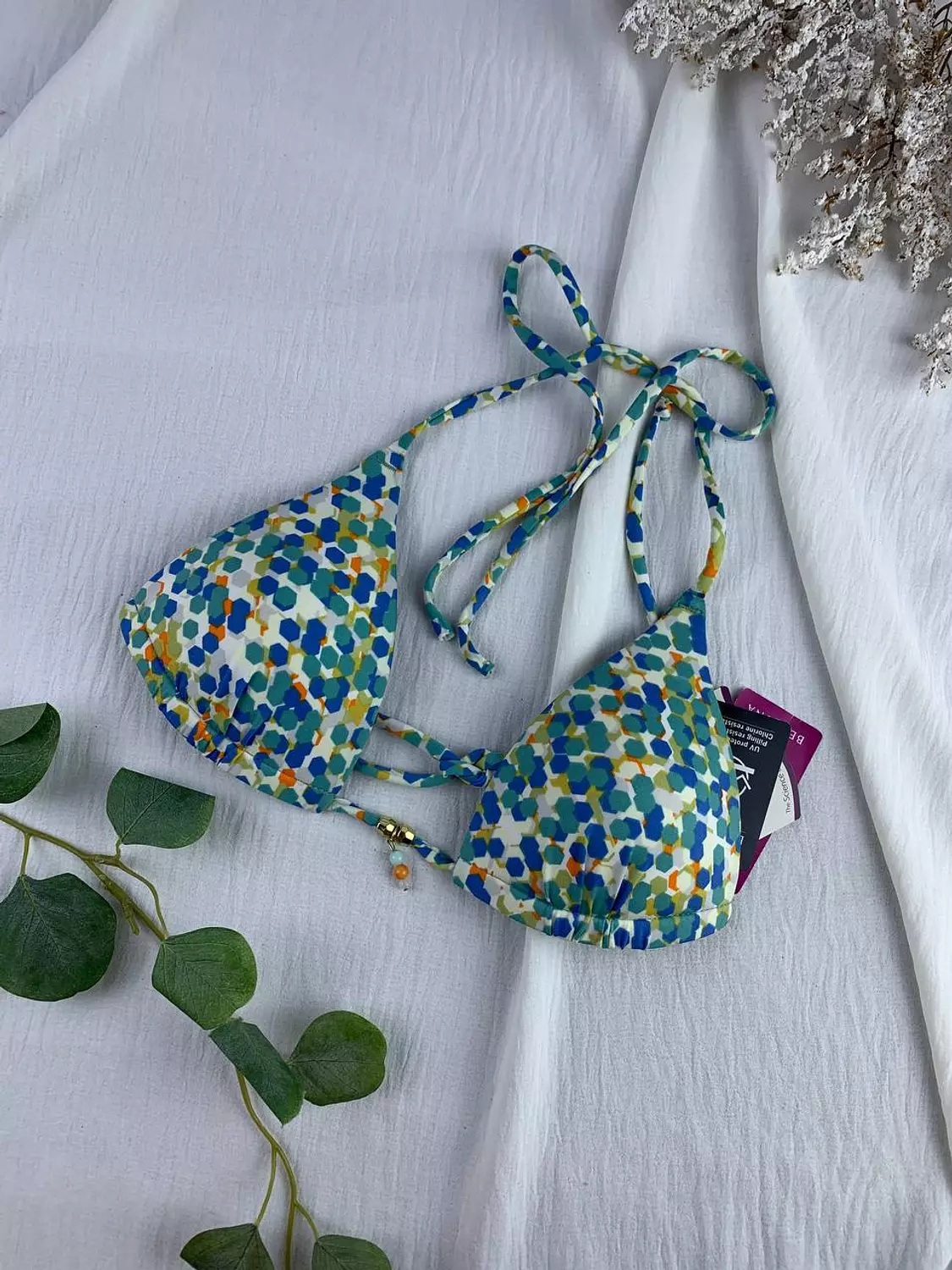 Unwired padded bikini top made in Germany 36/38/40/42 3