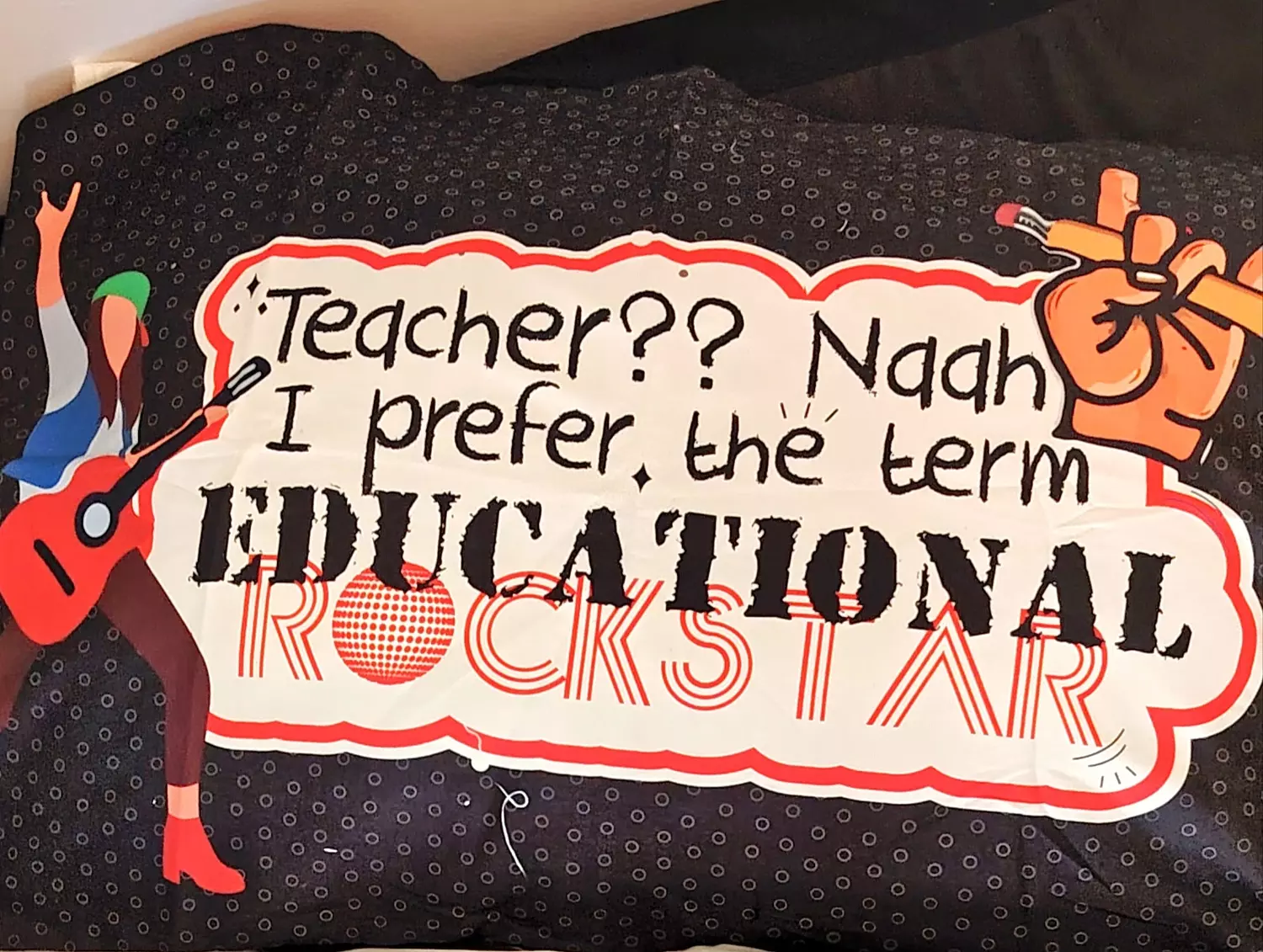To My Teacher Letter pillow case  1