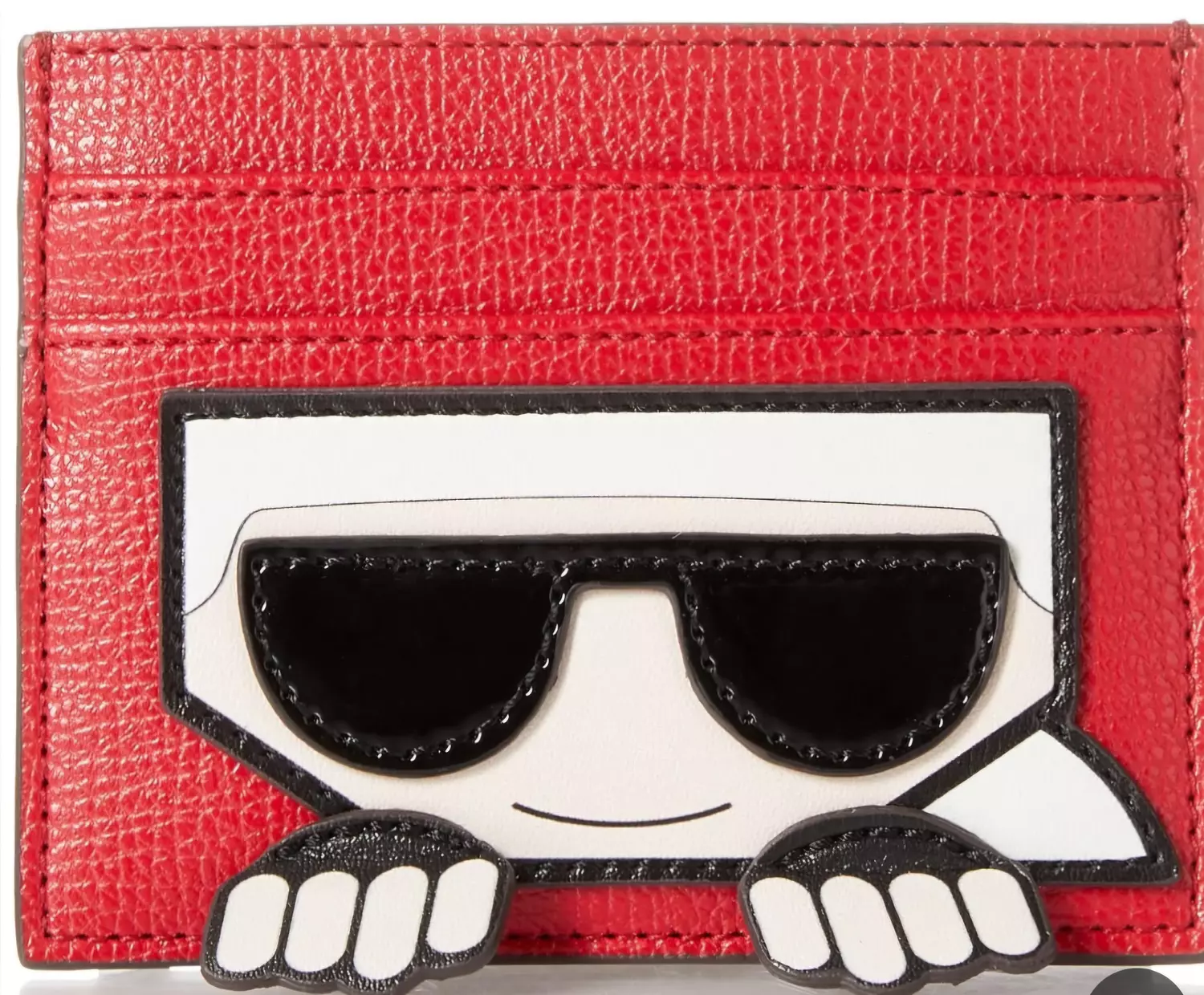 KARL LAGERFELD Red card holder or small wallet  image