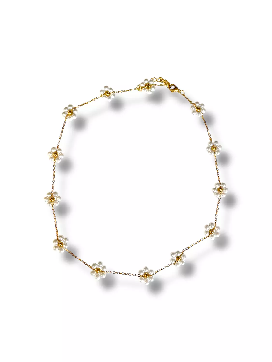 Daisy pearl necklace image