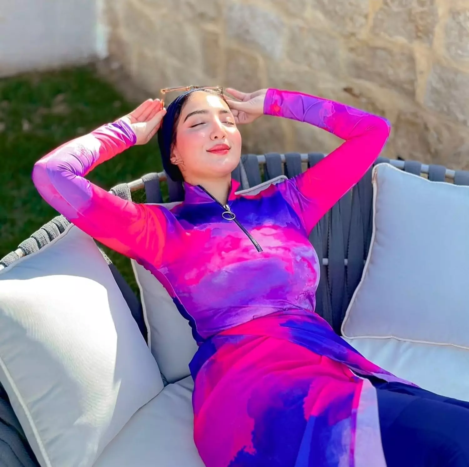 Lilac pink Burkini 🩷💙 4